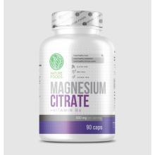 Витамины Nature Foods Magnesium Citrate + B6 90 капсул