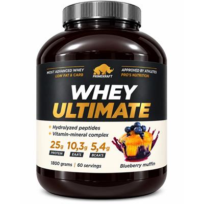 Протеин Primekraft Whey Ultimate 1800 г Черничный маффин