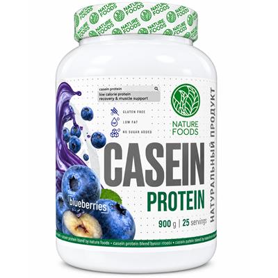 Nature Foods Casein Protein 900 г черника казеиновый протеин купить в Бишкеке