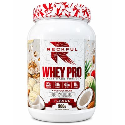 Reckful Whey Pro Coco & Almond 900 г протеин купить в Бишкеке PitSportKg