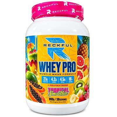 Reckful Whey Pro Tropical Smoothie 900 г купить в Бишкеке PitSportKg