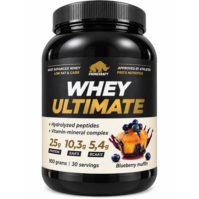 PrimeKraft Whey Ultimate Blueberry Muffin 900 г PitSportKg