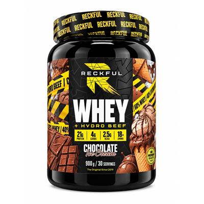 Reckful Whey Hydro Beef Chocolate Ice Cream 900 г PitSportKg