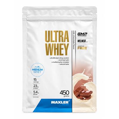 Maxler Ultra Whey Milk Chocolate 450 г сывороточный протеин